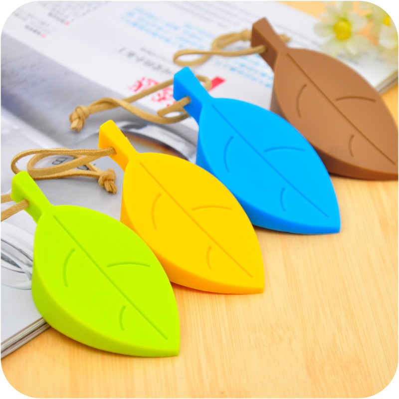 Door Stopper Wedge Finger Protector,Silicone Door Stops, Cute Colorful Cartoon Leaf Style Secure Flexible Decorative Finger Protector, for Home and Office