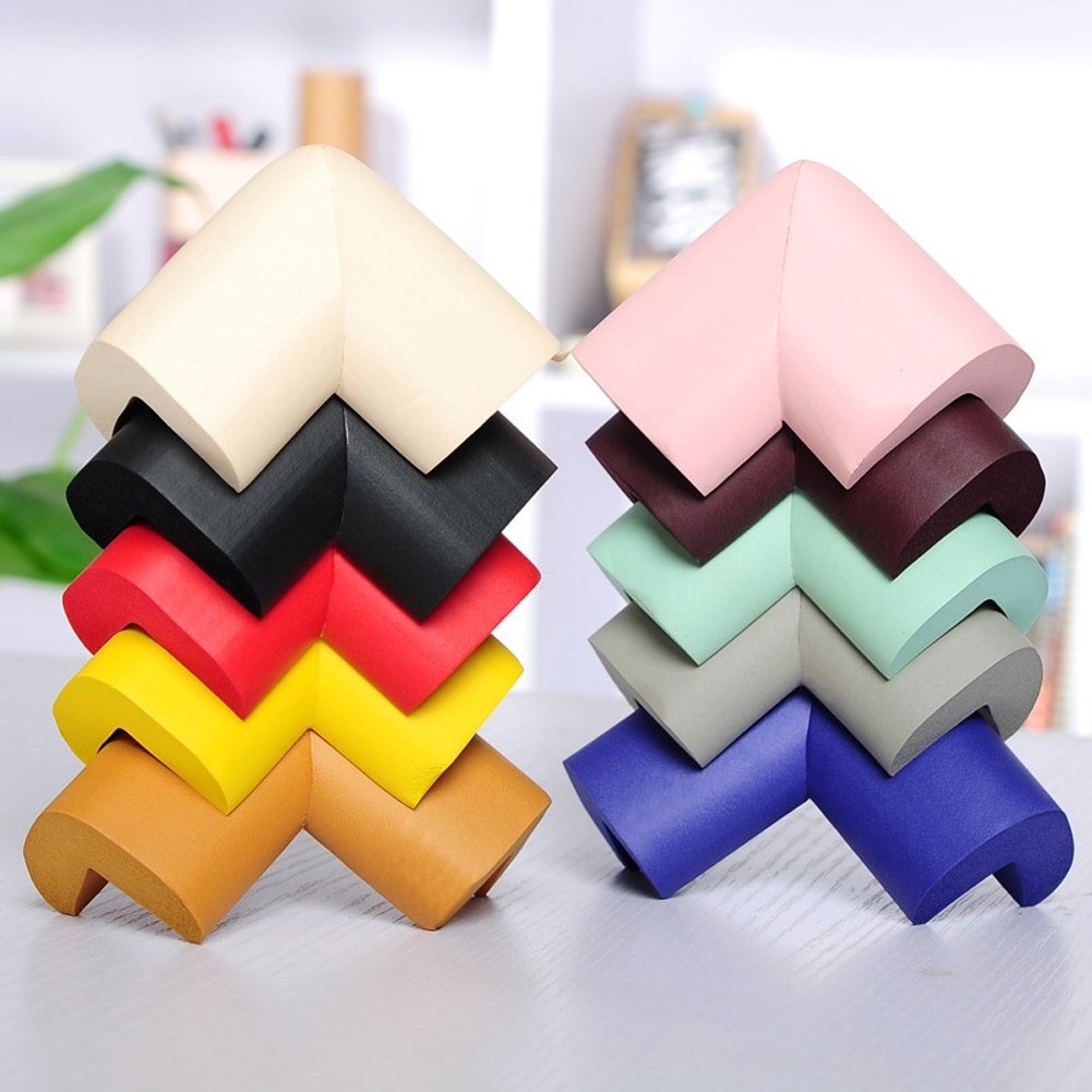 4Pcs/set Soft Extra Thick Child Protection Angle Corner Protector Baby Safety Corner Protector Premium Furniture Table Edge & Corner Guard Baby Proofing Protector